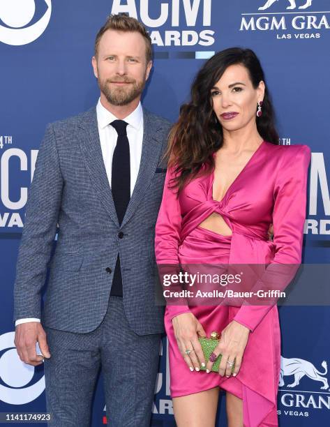 Dierks Bentley and Cassidy Black attend the 54th Academy of Country Music Awards at MGM Grand Garden Arena on April 07, 2019 in Las Vegas, Nevada.