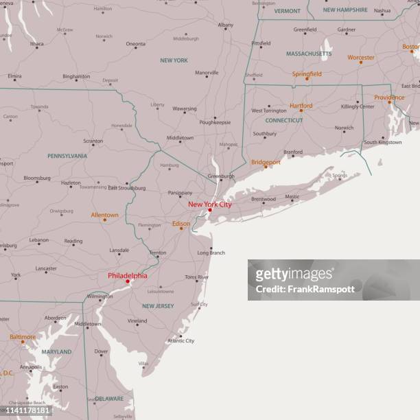 illustrazioni stock, clip art, cartoni animati e icone di tendenza di mappa vettoriale dell'area usa di new york - new york stato