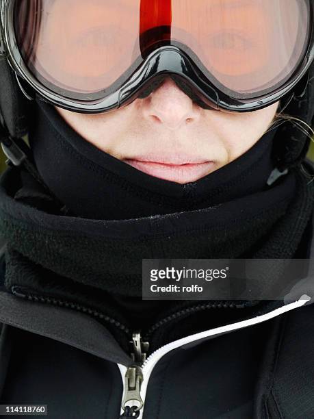 skiing - ski closeup stock-fotos und bilder