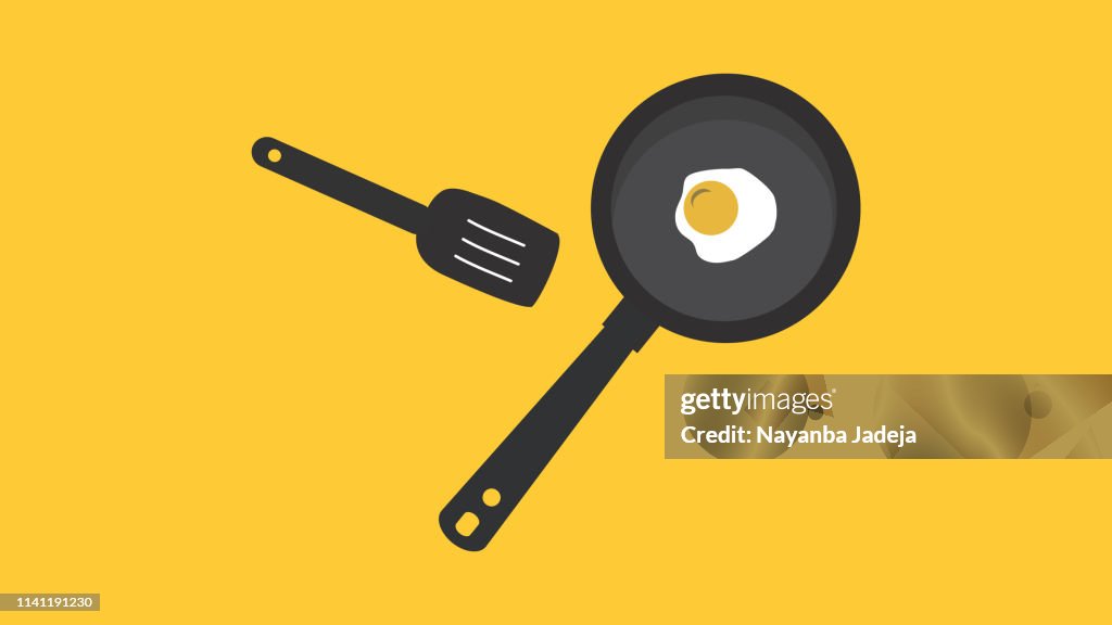 Fried Egg On Pan