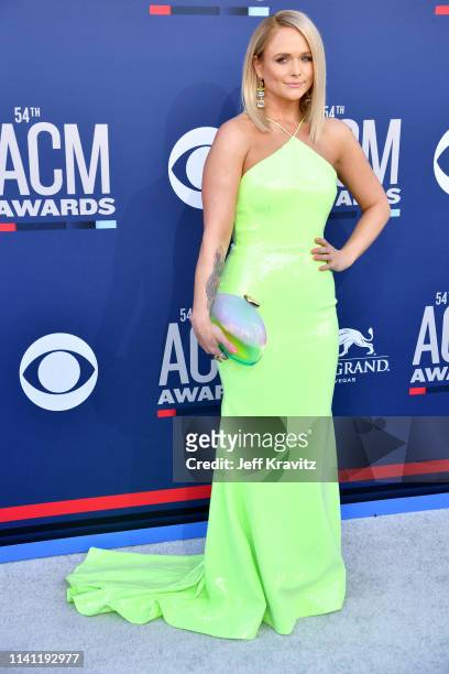 Miranda Lambert attends the 54th Academy Of Country Music Awards at MGM Grand Hotel & Casino on April 07, 2019 in Las Vegas, Nevada.