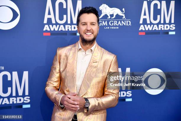 Luke Bryan attends the 54th Academy Of Country Music Awards at MGM Grand Hotel & Casino on April 07, 2019 in Las Vegas, Nevada.
