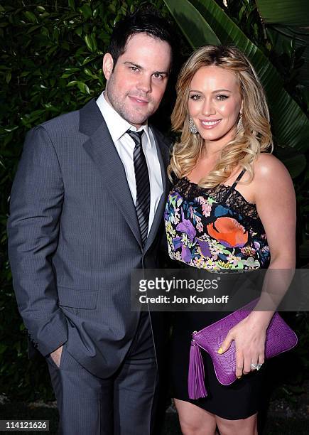 Actress Hilary Duff and husband hockey player Mike Comrie arrive at the Southern Style St Bernard Project Event With Ambassador Britney Spears on May...