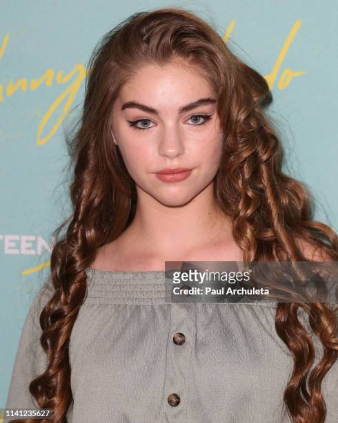 Actress Jade Weber attends the Johnny Orlando EP release and tour kick off party at Bardot on April 07, 2019 in Hollywood, California.