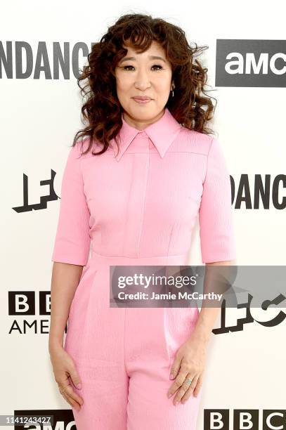 Sandra Oh attends the AMC Network Summit on April 08, 2019 in New York City.