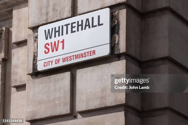 whitehall street sign.close-up. - civil servant stock pictures, royalty-free photos & images