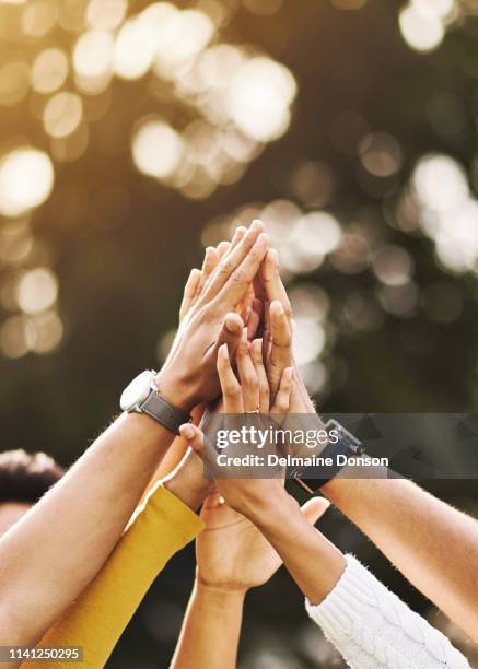 high five to the best friends i've ever had - high five stock pictures, royalty-free photos & images