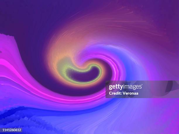 abstract multi colored smoke - incense stock illustrations
