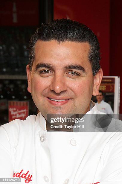 The Cake Boss" Buddy Valastro attends the grand opening of The Cake Boss Cafe at the Discovery Times Square Exposition Center on May 12, 2011 in New...