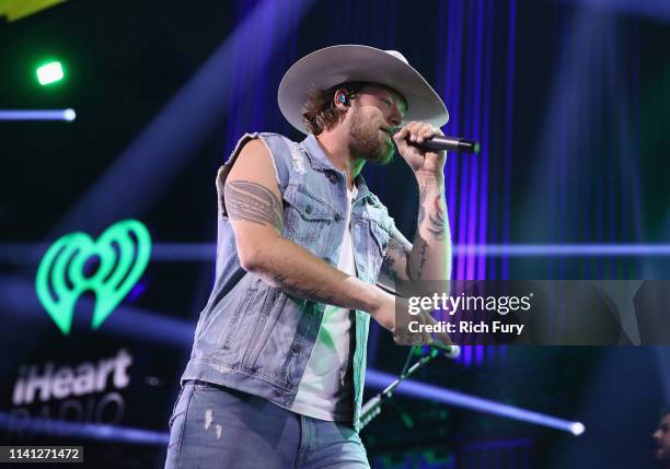 Brian Kelley of Florida Georgia Line performs onstage during the 2019 iHeartCountry Festival Presented by Capital One at the Frank Erwin Center on...