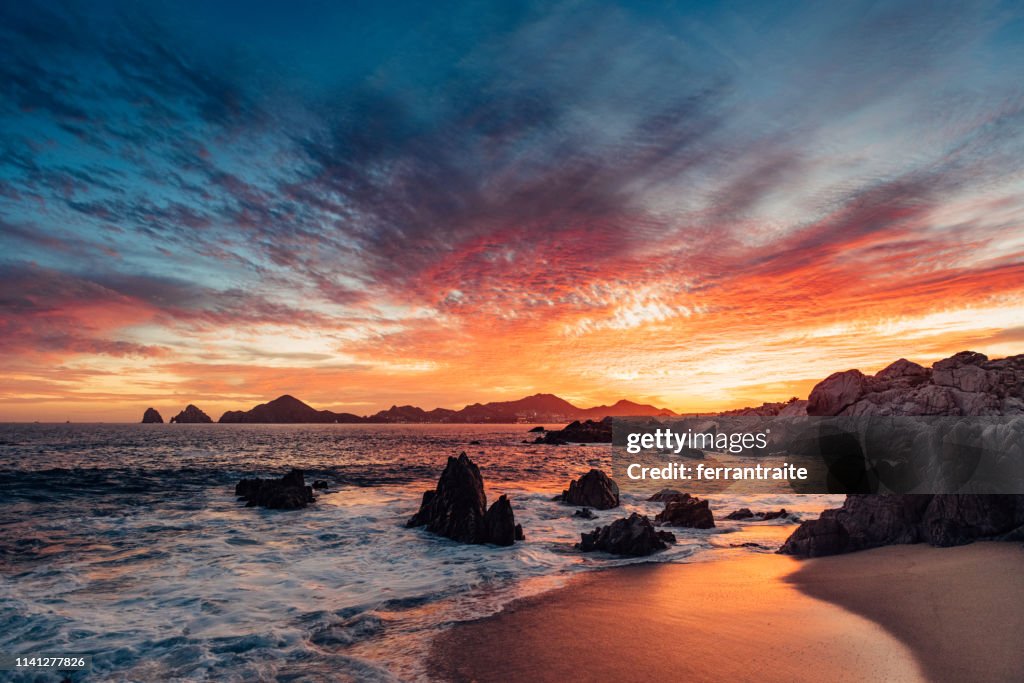 Sunset in Cabo San Lucas