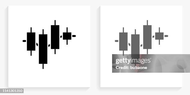 input and output chart black and white square icon - input stock illustrations