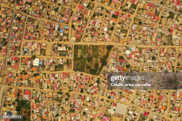 urban african slum and green oasis - township stock pictures, royalty-free photos & images