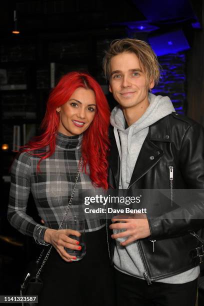 Dianne Buswell and Joe Sugg attend the launch of KSI's new album 'New Age' at Century Club on April 08, 2019 in London, England.