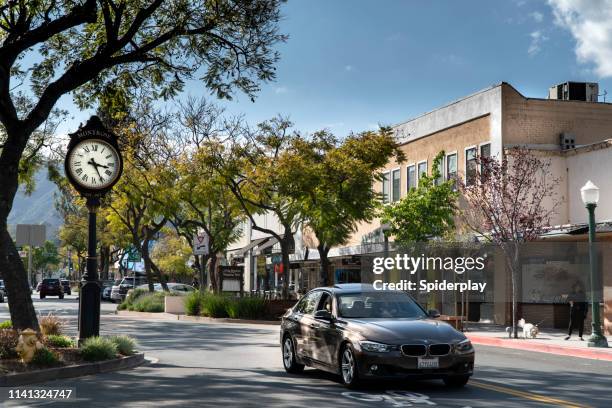 la crescenta-montrose main street - glendale california stock-fotos und bilder