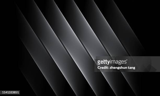 abstract black&white wide lines background - lisa tang fotografías e imágenes de stock