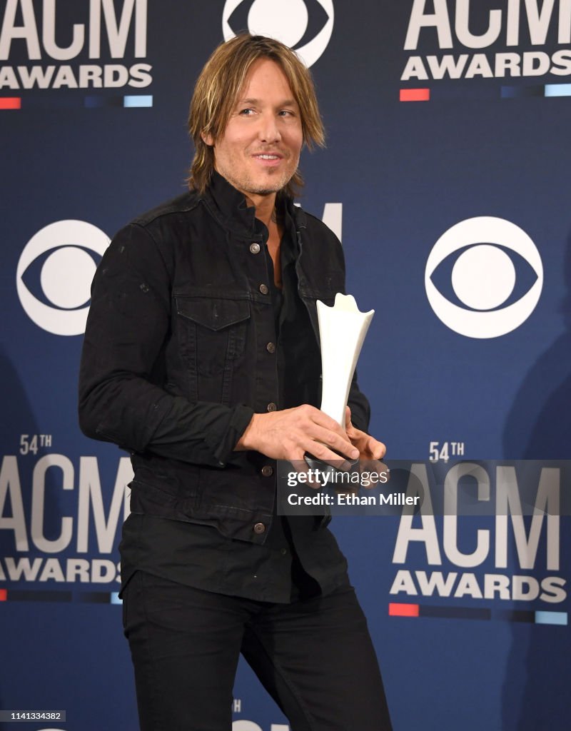 54th Academy Of Country Music Awards - Press Room