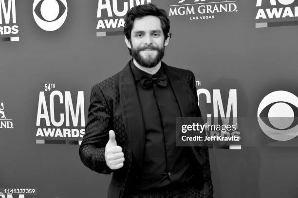Thomas Rhett attend the 54th Academy Of Country Music Awards at MGM Grand Garden Arena on April 07, 2019 in Las Vegas, Nevada.