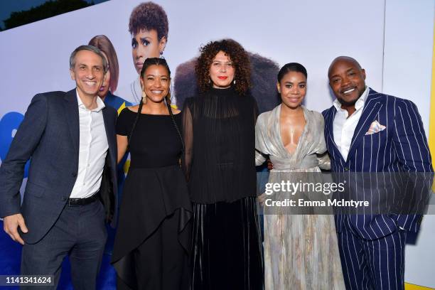 President, Universal Pictures Peter Cramer, Tina Gordon, Chairman, Universal Filmed Entertainment Group Donna Langley, Regina Hall, and Will Packer...