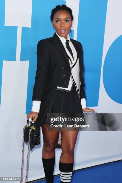 Janelle Monáe attends The Premiere Of Universal Pictures "Little" at Regency Village Theatre on April 08, 2019 in Westwood, California.