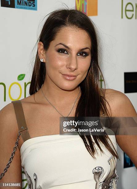 Ashley Dupre attends the Lemon Basket restaurant grand opening at Lemon Basket on May 11, 2011 in West Hollywood, California.