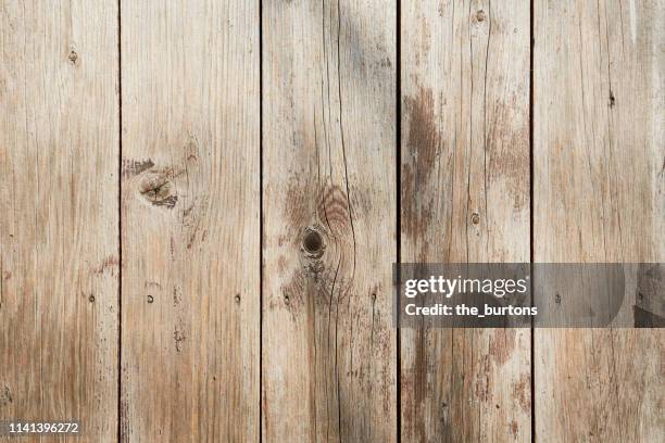 full frame shot of weathered, old wooden wall with shadow of a trees - wood material stock-fotos und bilder