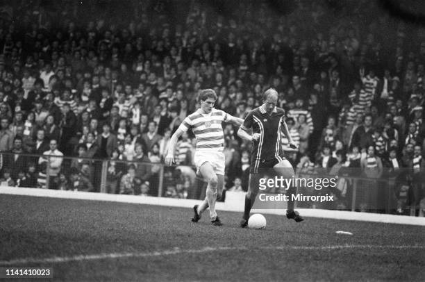 Celtic 3-0 Dundee, Scottish Premier league match at Celtic Park, Saturday 13th October 1979.