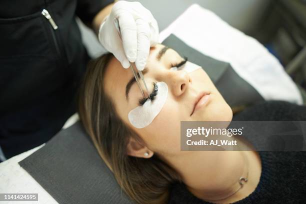 i’m achieving those perfect lash goals - eyelash stock pictures, royalty-free photos & images