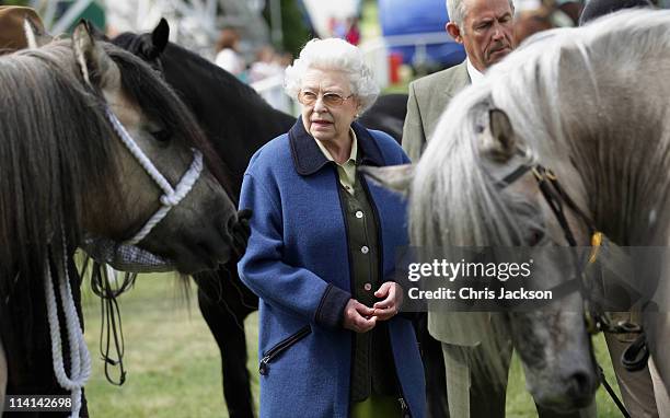 Queen Elizabeth II attends Windsor Horse Show on May 12, 2011 in Windsor, England.