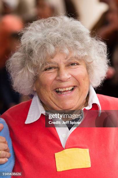 Miriam Margolyes attends the "Where is Peter Rabbit?" gala performance at Theatre Royal Haymarket on April 09, 2019 in London, England.