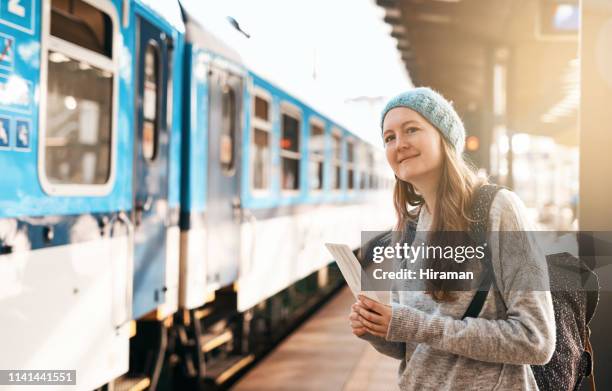 the train has finally arrived - train ticket stock pictures, royalty-free photos & images