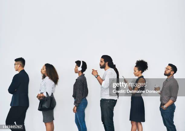 Interview Day Queue Job Interview Queue Photos and Premium High Res Pictures - Getty Images