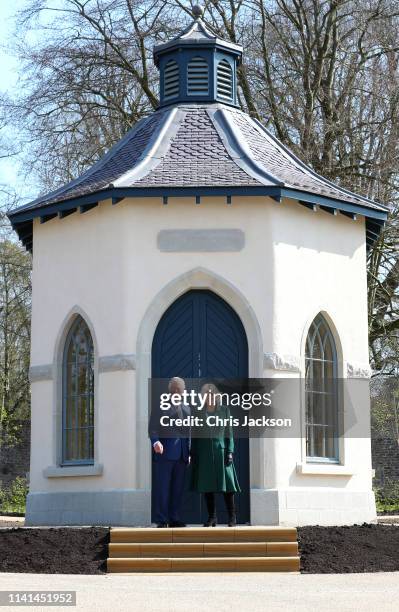 Prince Charles, Prince of Wales and Camilla, Duchess of Cornwall attend the reopening of Hillsborough Castle on April 09, 2019 in Belfast, Northern...