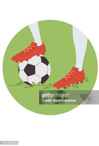 soccer boots - football boot stock illustrations