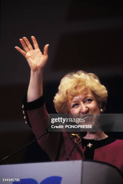 Kim Campbell, elected Canadian Prime Minister In Ottawa, Canada On June 13, 1993.