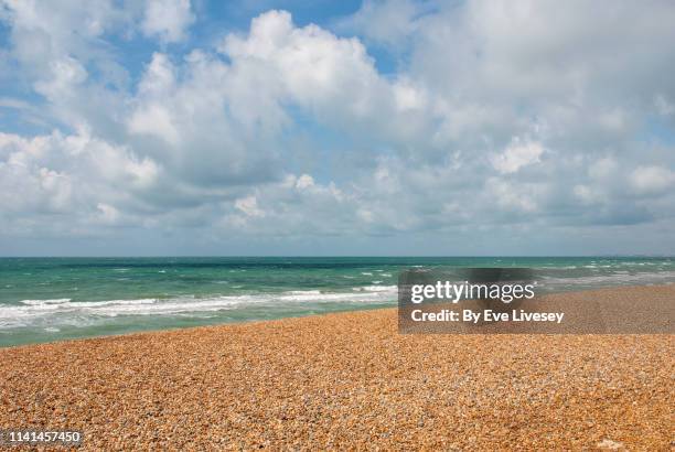 brighton beach - england - blue dramatic sky stock pictures, royalty-free photos & images