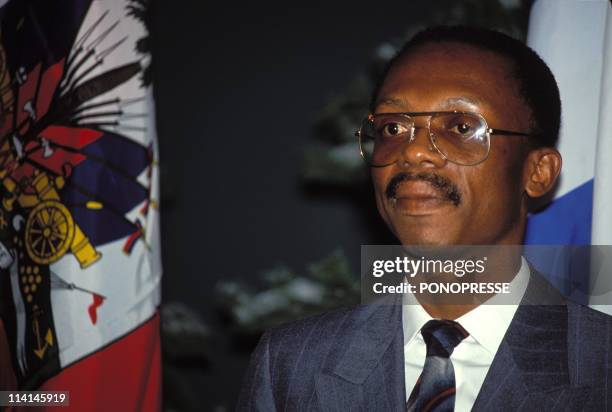 Jean-Bertrand Aristide In Canada On December 12, 1991.