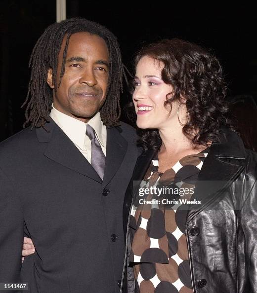 Actor Tim Meadows and wife Michelle Meadows pose for photographers ...