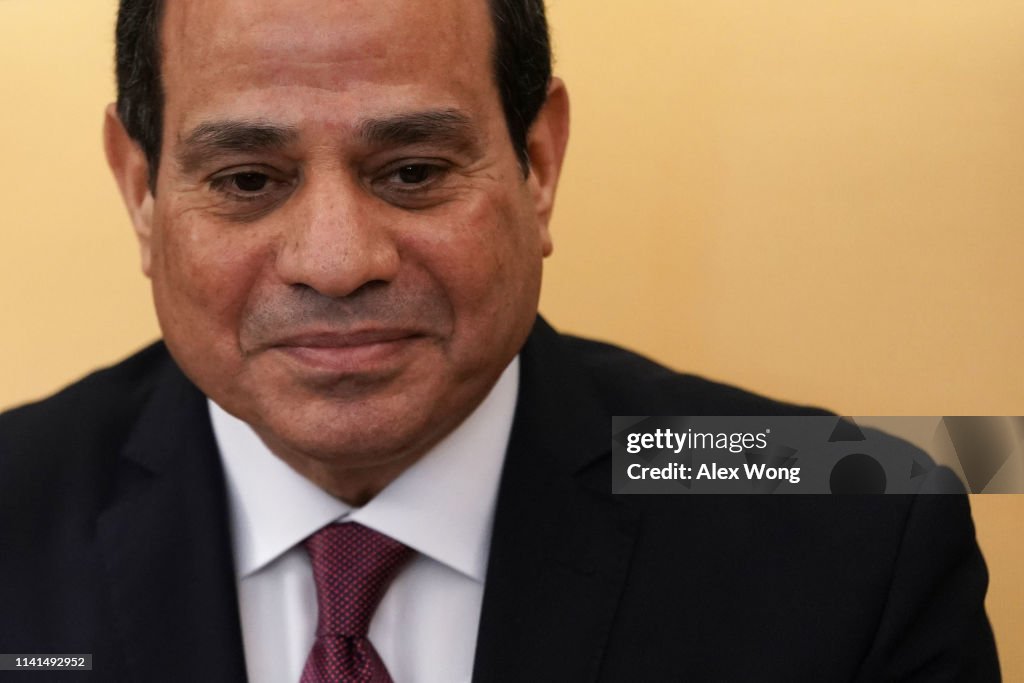 President Donald Trump Welcomes Egypt's President Abdel Fattah el-Sisi To The White House