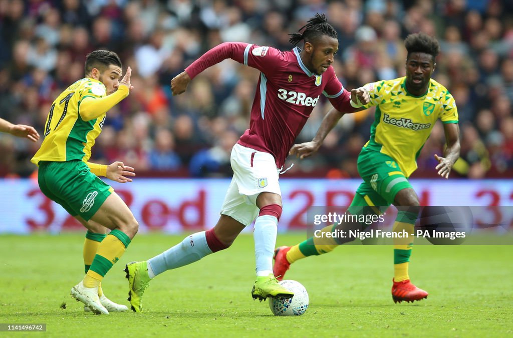 Aston Villa v Norwich City - Sky Bet Championship - Villa Park