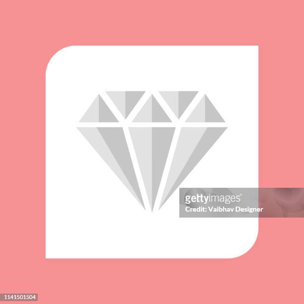 diamond - illustration - kleurenverloop stock illustrations