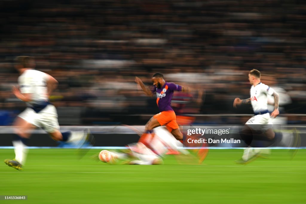 Tottenham Hotspur and Manchester City - UEFA Champions League Quarter Final: First Leg