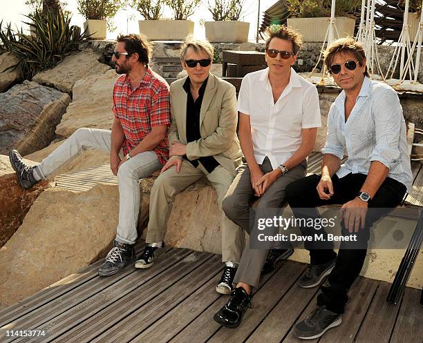 Simon Le Bon, Nick Rhodes, John Taylor and Roger Taylor of Duran Duran pose for a photocall at the 64th Annual Cannes Film Festival on May 13, 2011...