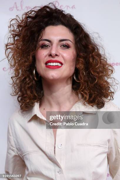 Actress Cayetana Cabezas attends the concert of Nancys Rubias at Barcelo Theater on April 09, 2019 in Madrid, Spain.