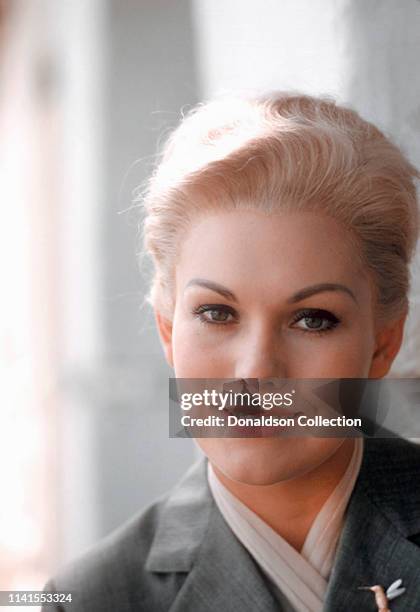 Kim Novak portrait session on the set of "Vertigo" on October 12, 1957.