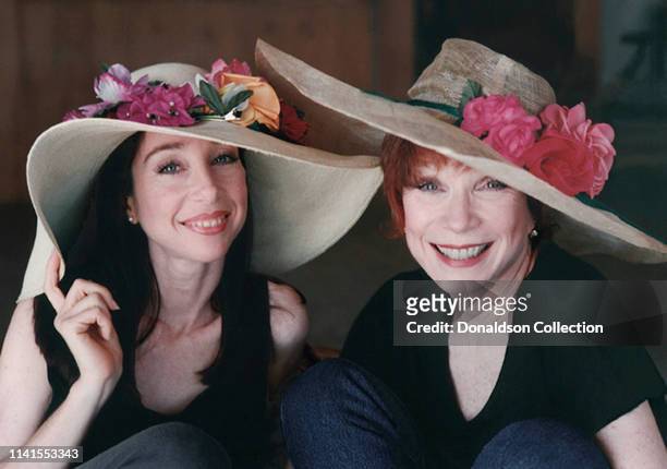 Shirley MacLaine with her daughter Sachi Parker"ncirca 1996.