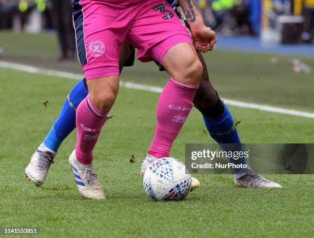 During the FA Championship football match between Sheffield Wednesday FC and Queens Park Rangers FC at the Sheffield Wednesday Football Ground,...