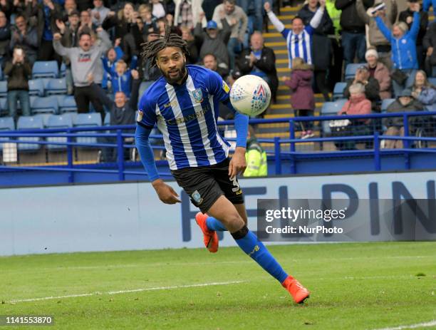 Michael Hector goes on the attack during the FA Championship football match between Sheffield Wednesday FC and Queens Park Rangers FC at the...