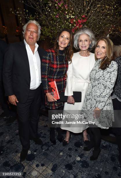 Aby Rosen, Samantha Boardman, Deeda Blair, and Jessica Yellin attend Jessica Yellin's Savage News launch party hosted by Samantha Boardman, Aby...