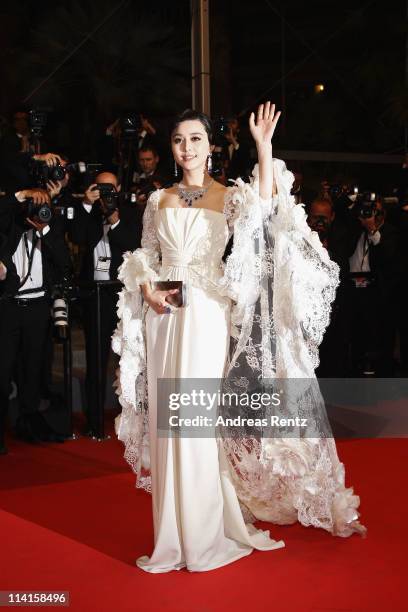 Fan Bingbing attends the "Polisse" premiere at the Palais des Festivals during the 64th Cannes Film Festival on May 13, 2011 in Cannes, France.